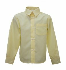 Рубашка Стандарт с длинным рукавом желтый