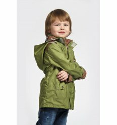 Куртка-парка для мальчика зеленая