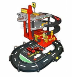 Игровой набор - ГАРАЖ FERRARI (3 уровня, 2 машинки 1:43)