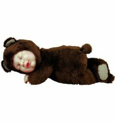 Кукла-младенец ANNE GEDDES - ШОКОЛАДНЫЙ МЕДВЕЖОНОК (23 см)