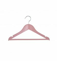 Вішалка підліткова, ТМ МД, для одягу, рожева, 10 mm толщ.