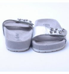 Тапочки Naturino срібного кольору