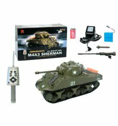 Радиоуправляемый миди-танк ‘М4А3 Шерман’ (1:30)