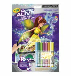 Серия Color Alive.Книга-раскраска с фломастерами 'Волшебный лес'4+