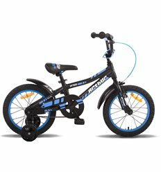 Велосипед 16" PRIDE ARTHUR черно-синий матовый 2015