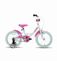 Велосипед 18" PRIDE MIA бело-розовый глянцевый 2015