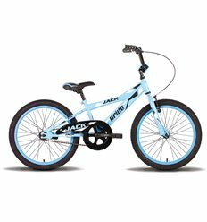 Велосипед 20'' PRIDE JACK сине-белый глянцевый 2015