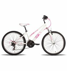 Велосипед 24" PRIDE LANNY бело-розовый матовый 2015