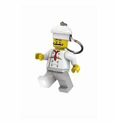 Брелок-фонарик 'Лего Повар' с батарейкой