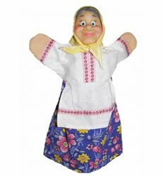 Кукла-рукавичка БАБКА (пластизоль, ткань). ЧудиСам