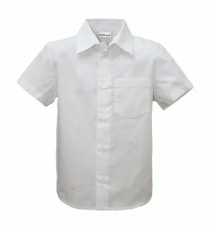 Рубашка Bebepa Standard 28.020.01 для мальчика с коротким рукавом белая