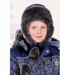 Детская зимняя шапка для мальчика 