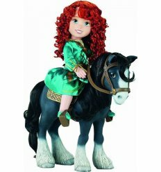 Кукла-малышка Мерида с лошадкой серии Дисней-Принцессы.