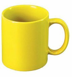Чашка желтая глянцевая,ТМ МД