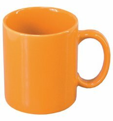 Чашка оранжевая глянцевая,ТМ МД