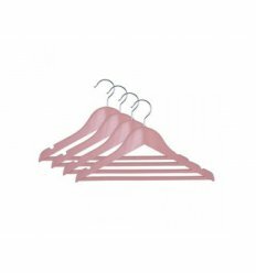 Вішалка підліткова, ТМ МД, для одягу, рожева, 10 mm толщ. (4 шт)