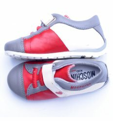 Кросівки Moschino червоно-сірого кольору
