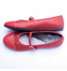 Туфли MOSCHINO красного цвета