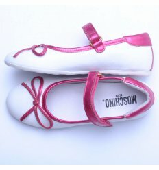 Туфлі Moschino біло-пурпурного кольору