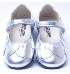 Туфли Moschino серебряного цвета
