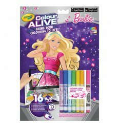 Серия Color Alive.Книга-раскраска с фломастерами 'Барби'4+
