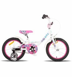 Велосипед 16" PRIDE Kelly бело-розовый глянцевый 2015