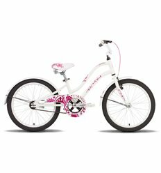 Велосипед 20'' PRIDE ANGEL бело-розовый глянцевый 2015