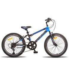 Велосипед 20'' PRIDE JACK 6 черно-синий матовый 2015