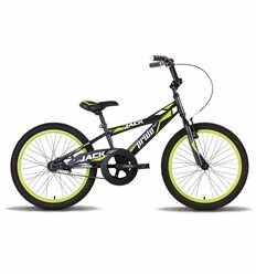 Велосипед 20'' PRIDE JACK черно-зеленый матовый 2015