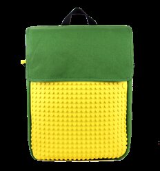 Рюкзак Upixel Fliplid-Зелено-желтый