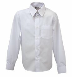 Рубашка Bebepa STANDARD 1106-136 для мальчика с длинным рукавом белая