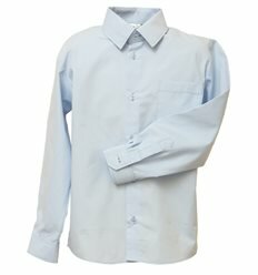 Рубашка Bebepa STANDARD 28.021.23 для мальчика с длинным рукавом голубая